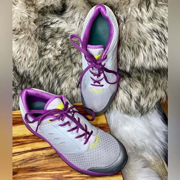 Vionic  Venture Womens Sneakers Size 8.5/39.5EU Purple Grey Lace Up Shoee - Picture 2 of 9